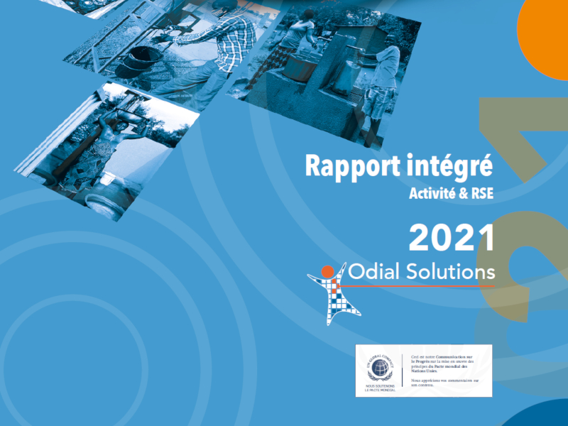 ODIAL SOLUTIONS: Publication du Rapport Intégré 2021